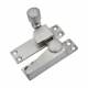 Heavy Duty Straight Quadrant Arm Sash Window Fastener - 70 x 19mm - Satin Chrome