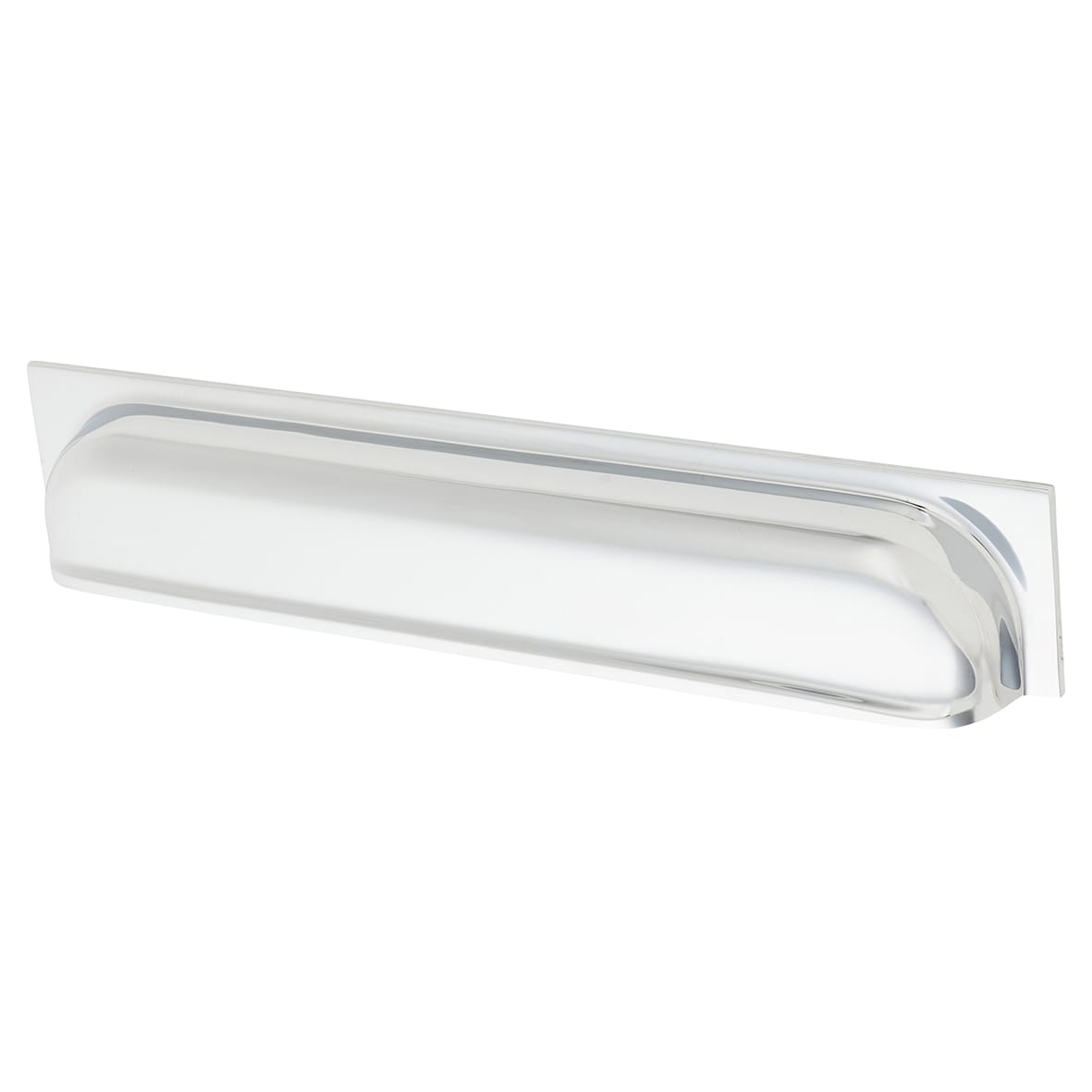 Quantock Cabinet Cup Handle - 203mm Centres - Polished Chrome
