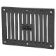 Decorative Hit & Miss Vent - 218 x 157mm - Antique Black