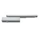 2320B.T.SES Cam Action Overhead Fire Door Closer - Size 2-4 - Pull Side Mount - Silver Trimplate