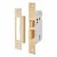 Contract Bolt Through 3 Lever Sashlock - 65mm Case - 44mm Backset - Polished Brass