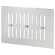 Hit & Miss Vent - 242 x 165mm - Polished Stainless Steel