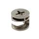 Rimless Cam Connector - 12mm Min Panel Thickness - Nickel Plated - Pack of 50