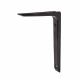 Aluminium Shelf Bracket - 100 x 150mm - Black