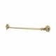 Heavy Duty Cabin Hook & Eye - 300mm Length - Polished Brass