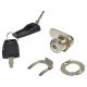 Cam Lock - 19 x 26mm - Keyed to Differ - Nickel Plated