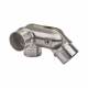 3 Way Articulated Elbow - 304 Brushed Satin Stainless Steel
