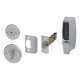 Unican 7104 Light Duty Push Button Code Lock and Latch - Satin Chrome