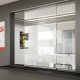 Glatt I Sliding Glass Door Kit - 1250mm Track - 4mm Glass Doors - 20kg Max Door Weight