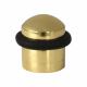 Designer Floor Door Stop - 30 x 37mm - Polished Brass