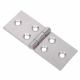 Cranked Knuckle Steel Backflap Cabinet Hinge - 38 x 90 x 1mm - Zinc Plated - Pair