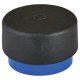 Nylon Floor/Wall Mounted Door Stop - 32 x 20mm - Cobalt Blue