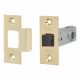 2648 Tubular Mortice Latch - 80mm Case - 57mm Backset - Square - Polished Brass