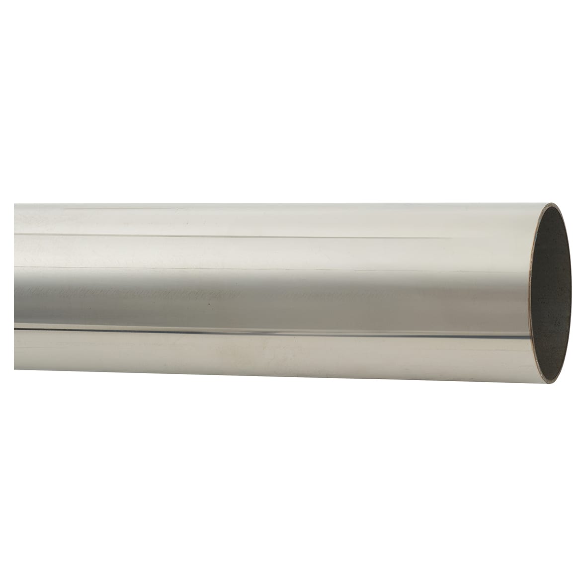 32mm Round Stainless Steel Hanging Rail Tube - 1829mm Length - Polished Stainless Steel