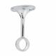 19mm Hanging Rail Centre Bracket - Polished Chrome