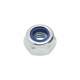 Self Locking Nut Nylon Insert - M6 - Zinc Plated - Pack of 25