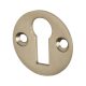 Victorian Escutcheon - 32mm Diameter - Keyhole - Satin Nickel