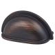 Walton Cabinet Cup Handle - 76mm Centres - Brushed Oil Rubbed Bronze