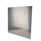 Aluminium Kick Plate - Half Door Panel - 838 x 838 x 1.2mm - 8 Screw Holes - 5 Bar Tread