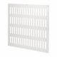 Plain Slotted Vent - 305 x 305mm - 24836mm² Free Air Flow - Satin Aluminium