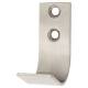 Flat Single Coat Hook - 40 x 20 x 35mm - Satin Stainless Steel