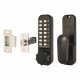 Borg BL2601 External Marine Grade Easicode Pro Push Button Code Lock and Latch - Holdback - Black