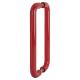 Rouge Red Nylon D-Bar Door Pull Handles - Back to Back - 600mm c/c