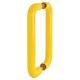 Golden Yellow Nylon D-Bar Door Pull Handles - Back to Back - 220mm c/c