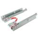 Base Mount Soft Close Drawer Runner - Single Extension - 300mm Length - 30kg - Zinc