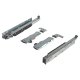 TIP-ON BLUMOTION Heavy Duty Push to Open Soft Close Drawer Runner - Full Extension - 500mm Length - 60kg