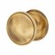 Marcus Antique Brass Round Centre Door Knob - 81mm Rose Diameter