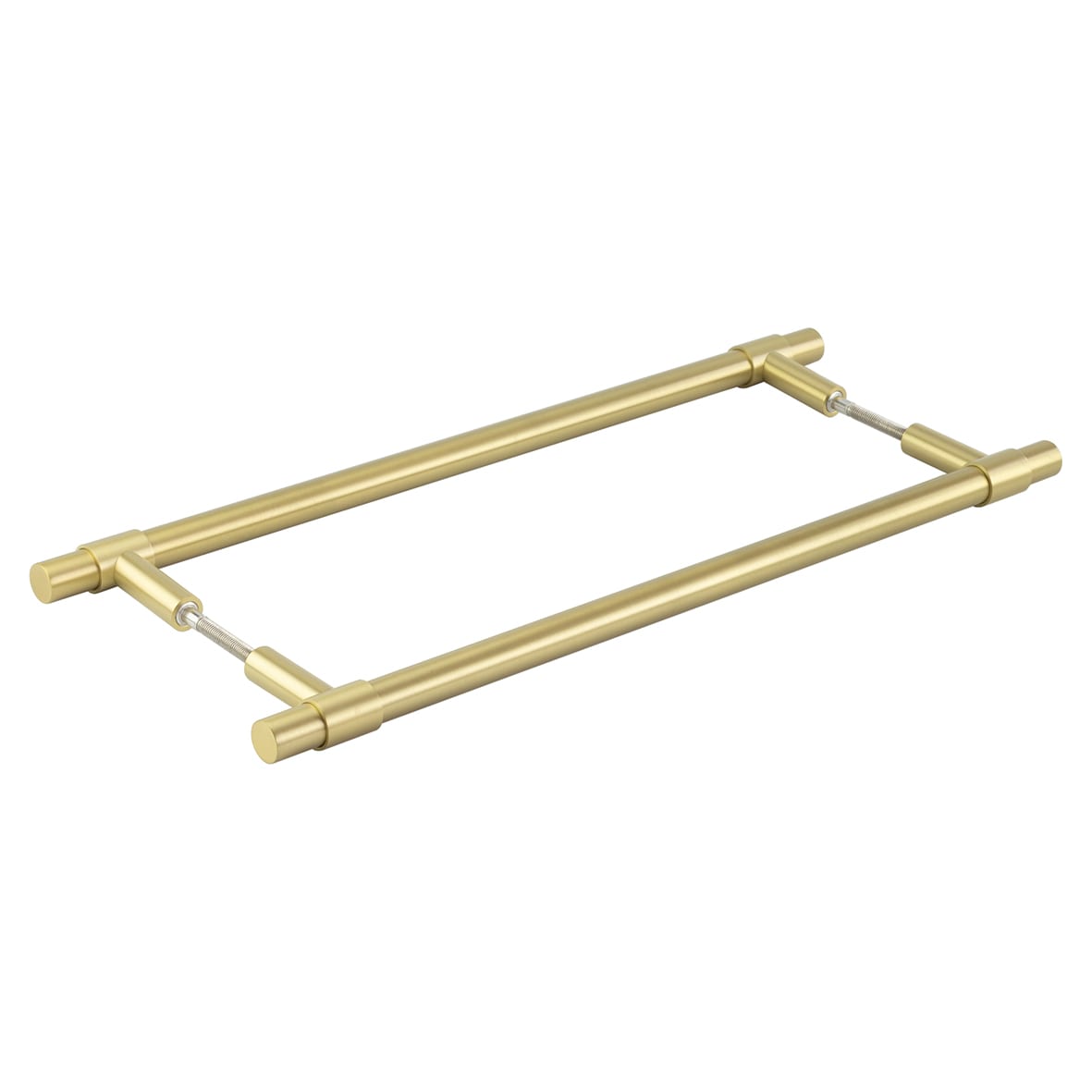 Satin Brass 20mm T-Bar Door Pull Handle - B2B - 425 c/c