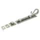 Pewter Straight Barrel Bolt - Shepherds Crook Range - 158 x 52mm