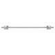 Chester Round Towel Rail - 675 x 72.5mm - Polished Chrome