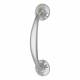 Victorian Satin Chrome Bow Door Pull Handle - Screw Fix - 150 x 35mm
