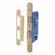 Architectural DIN Euro Escape Sashlock - 85mm Case - 60mm Backset - Radius - PVD Brass