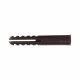 Plastic Wall Plug - 7 x 45mm - Brown - Pack of 100
