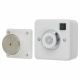 Wall Mounted Magnetic Fire Door Holder - White