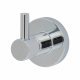 Style Single Robe Hook - 95 x 70 x 55mm - Polished Chrome