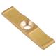 Turn Button Cabinet Catch - 36.5 x 12 x 7.5mm - Polished Brass - Pack of 5