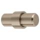 Collared T-Bar Cabinet Knob - 60 x 32mm - Satin Stainless Steel
