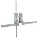 377 Rebated Double Door Push Bar Panic Exit Set - Timber Door
