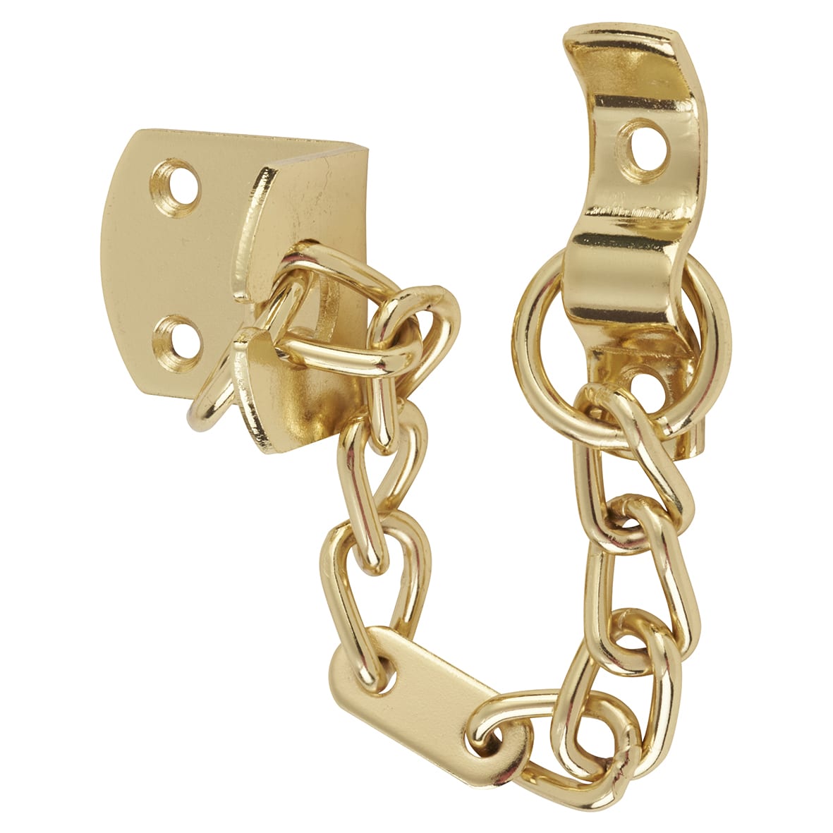 Standard Door Chain - 150 x 35mm - Polished Brass