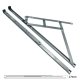 uPVC/Timber Standard Window Friction Stay Hinge - 17mm Stack - 20"/500mm - Top Hung - Pair