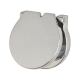 Budget Lock Escutcheon and Sprung Cover - 27mm - Polished Chrome