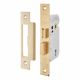 Contract Bolt Through 3 Lever Sashlock - 76mm Case - 57mm Backset - Polished Brass