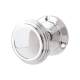 Marcus Polished Chrome Mortice Door Knob - 69mm Rose Diameter - Goodrich Range