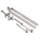 Heavy Duty Adjustable Field Gate Hinge Set - 300 x 75mm - Galvanised