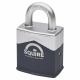Warrior Open Shackle Padlock - 45mm Body - 20 x 20mm Shackle - Blue