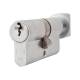 5 Pin 60mm Euro Thumbturn Cylinder - 30mm Turn + 30mm - Satin Chrome - Master Keyed